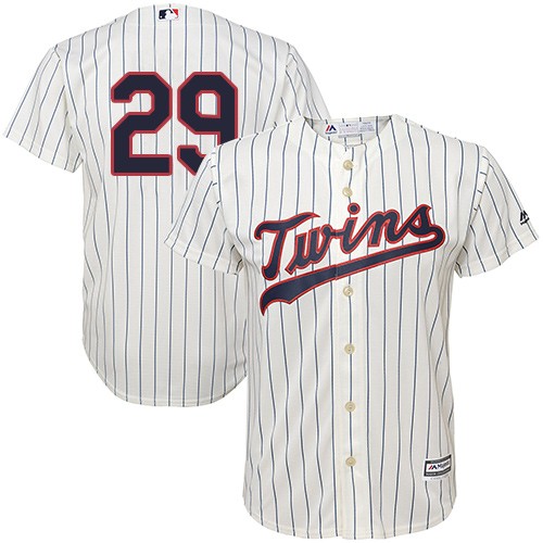 Youth Majestic Minnesota Twins #29 Rod Carew Authentic Cream Alternate Cool Base MLB Jersey
